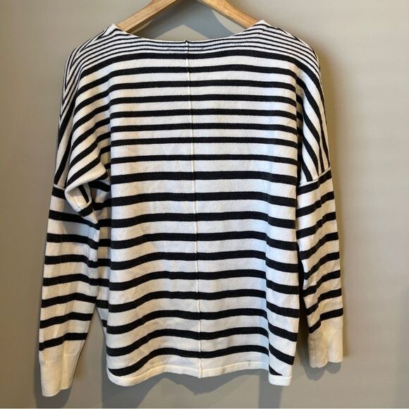 NWT French Connection Drop Shoulder Striped Sweater XS - Picture 8 of 10